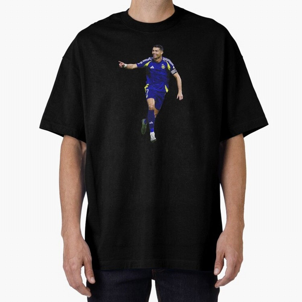 Cristiano Ronaldo Oversized T-Shirt Relive Legendary Nights from the FIFA World Cup 2026 USA Canada Mexico Journey through Messi Highlights, Brazil Pride, Match Day Excitement, Supporter Culture, Golden Goals and Global Football Passion; Built for