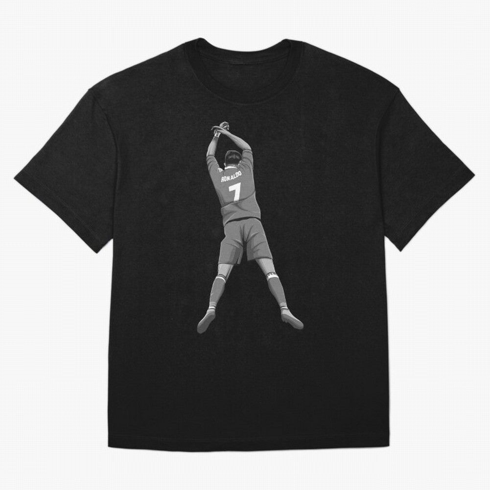 Cristiano Ronaldo Black and White Version Oversized T-Shirt Bring Legendary Rivalry Energy to the FIFA World Cup 2026 Journey through Mbappe Highlights, Spain and Netherlands Pride, Football Festival Excitement, Trophy Ambitions, Country Rivalries