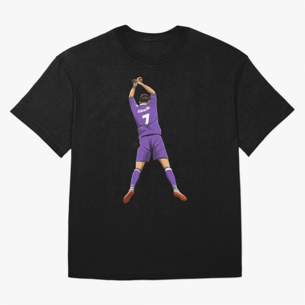 Cristiano Ronaldo Oversized T-Shirt Capture FIFA World Cup 2026 Group Stage for Fans of CR7 and Messi and Portugal, Bringing Game Day Rituals, Football Legends, Country Pride and the Road to the Final; Made for Collectors Who Enjoy Iconic Players,