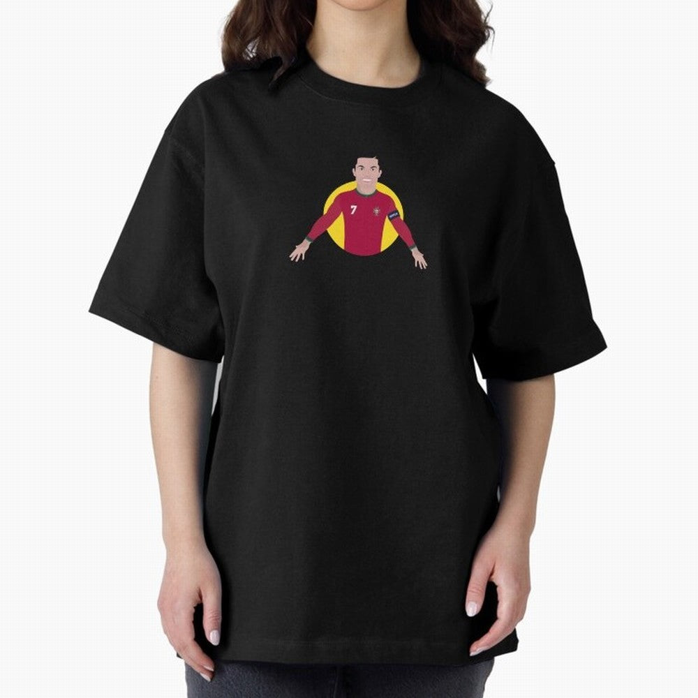 Goat Cr7 Portugal Cristiano Ronaldo Cieszynka siuuuuuuu Oversized T-Shirt Make Game Day About the FIFA World Cup 2026 USA Canada Mexico Journey through Mbappe Highlights, Germany Pride, Championship Spirit, Famous Goals, Roaring Crowds and