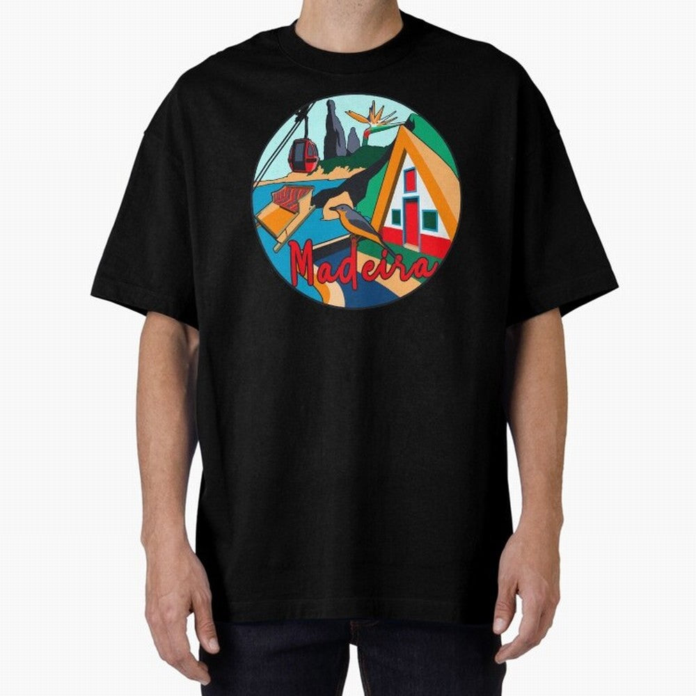 Madeira Oversized T-Shirt Share FIFA World Cup 2026 for Fans of Cristiano Ronaldo, Haaland and CR7 and Brazil, Portugal and Argentina, Bringing Classic Soccer Heritage, Championship Pressure, Fan Loyalty and International Pride; Ideal for Football