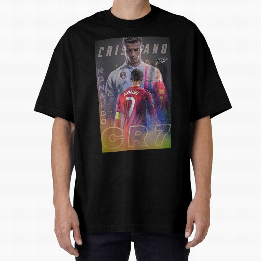 CR7 Oversized T-Shirt Bring a Vintage Feel to the FIFA World Cup 2026 USA Canada Mexico Journey through Messi, CR7 and Mbappe Highlights, Germany Pride, Goal Celebration Energy, Supporter Heritage, Football Icons and Worldwide Tournament Joy;