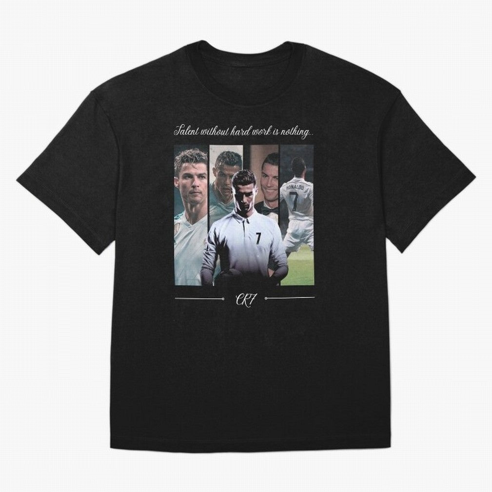 Ronaldo CR7 Oversized T-Shirt Show Up for the Glory of Match Day Hype around FIFA World Cup 2026, CR7 and Messi, Portugal, Spain and Germany, Vintage Soccer Flavor, Modern Football Stars, National Flags and Final Night Emotion; Made for Die Hard