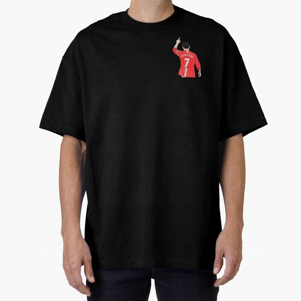 Cristiano Ronaldo CR7 Oversized T-Shirt Stand Out with Spirit from FIFA World Cup 2026 USA Canada Mexico for Fans of CR7 and England and Germany, Bringing Football Passion, Legendary Performances, Festival Vibes and Supporter Community; Great for