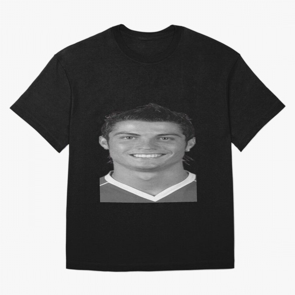 Cristiano Ronaldo Oversized T-Shirt Represent Football Lovers during Match Day Hype around FIFA World Cup 2026, Neymar, England, Football History, Final Match Energy, Crowd Noise and Once in a Lifetime Moments; Made for Die Hard Supporters, Soccer