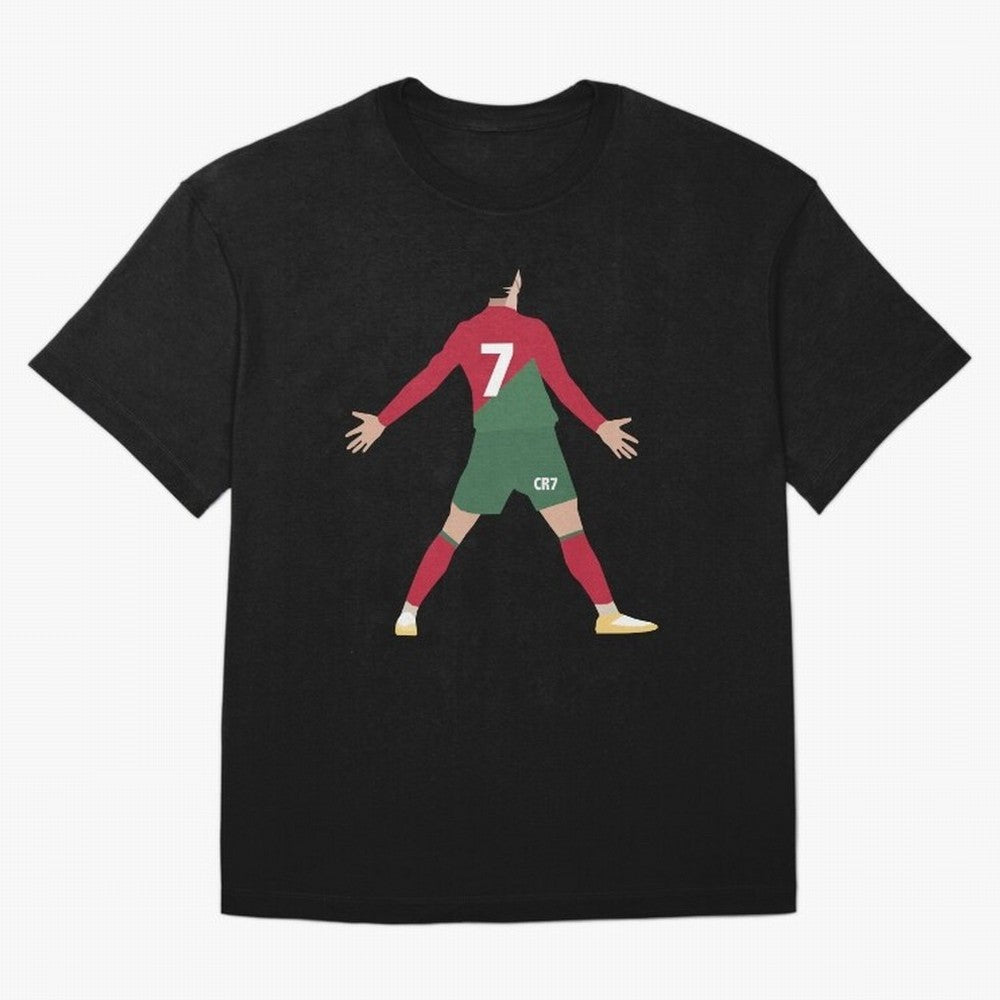 Cristiano Ronaldo illustration Oversized T-Shirt Join the Global Buzz around the FIFA World Cup 2026 USA Canada Mexico Journey through CR7 and Messi Highlights, Brazil Pride, Football Passion, Legendary Performances, Festival Vibes and Supporter