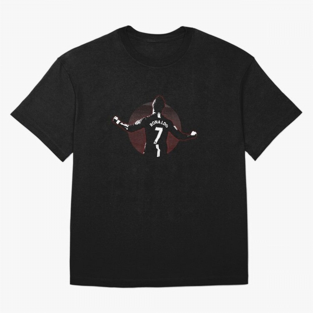 THE GOAT, Cristiano Ronalndo Oversized T-Shirt Elevate FIFA World Cup 2026 Group Stage Centered on CR7, England and Germany Energy, Global Supporter Spirit, Legendary Goals, National Colors and Tournament Celebration; Made for Die Hard Supporters,