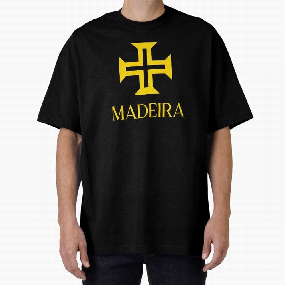 Madeira yellow Oversized T-Shirt Support Your Favorite Stars during FIFA World Cup 2026 USA Canada Mexico Highlighting Haaland, England and Germany Energy, Classic Soccer Heritage, Championship Pressure, Fan Loyalty and International Pride; Great