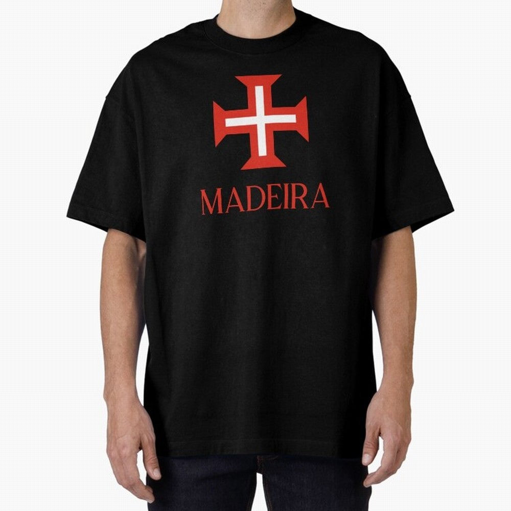 Madeira red Oversized T-Shirt Make Your Look Match FIFA World Cup 2026 for Fans of Messi, Neymar and Mbappe and Brazil, Bringing Champion Mindset, Group Stage Buzz, Knockout Tension and Passionate Fan Culture; Perfect for Supporters Who Want Bold