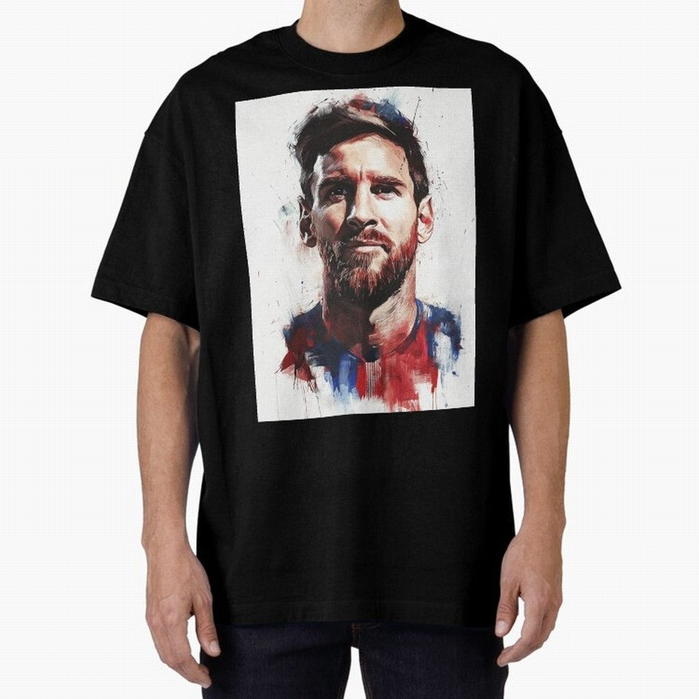 Lionel Messi Oversized T-Shirt Make Game Day About FIFA World Cup 2026 Group Stage with Messi, CR7 and Mbappe, Brazil Energy, Football Passion, Legendary Performances, Festival Vibes and Supporter Community; Great for Watch Parties, Sports Bars,