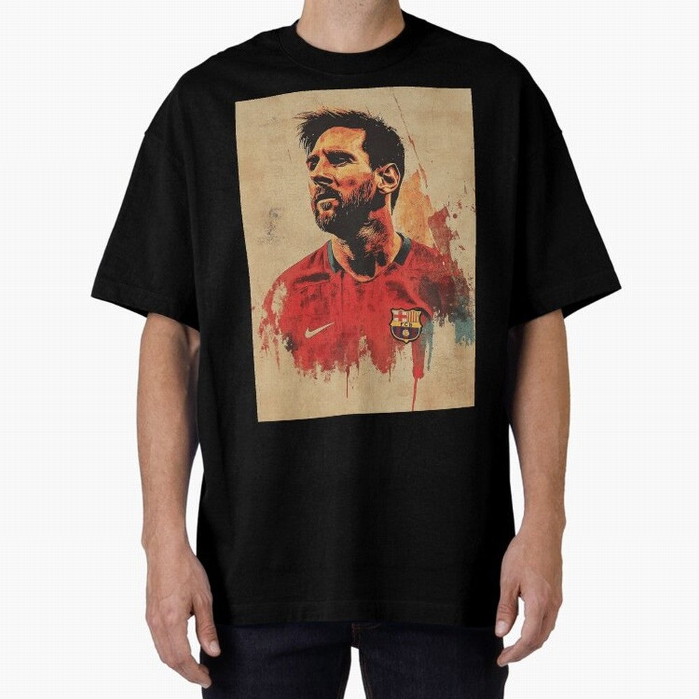 Lionel Messi Oversized T-Shirt Make Every Match About the FIFA World Cup 2026 Group Stage Journey through Haaland Highlights, Argentina Pride, Goal Celebration Energy, Supporter Heritage, Football Icons and Worldwide Tournament Joy; Great for Watch