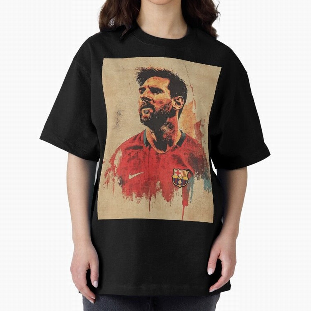 Lionel Messi Oversized T-Shirt Make Every Match About the FIFA World Cup 2026 Group Stage Journey through Haaland Highlights, Argentina Pride, Goal Celebration Energy, Supporter Heritage, Football Icons and Worldwide Tournament Joy; Great for Watch