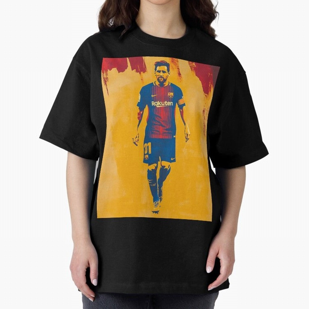 Lionel Messi Oversized T-Shirt Keep the Match Day Mood of Global Football Passion for FIFA World Cup 2026 USA Canada Mexico, Featuring Messi, England and Germany, Soccer Culture, Superstar Moments, National Team Dreams and Competitive Fire; Made