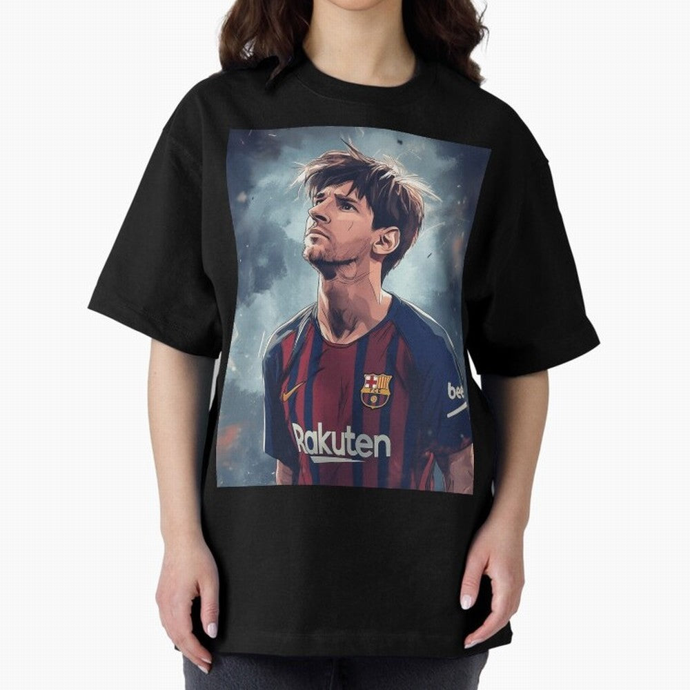 Lionel Messi Oversized T-Shirt Bring Match Day Fire to FIFA World Cup 2026 for Fans of Neymar and Netherlands, Bringing Game Day Rituals, Football Legends, Country Pride and the Road to the Final; Ideal for Fans Who Follow Messi, Cristiano Ronaldo,