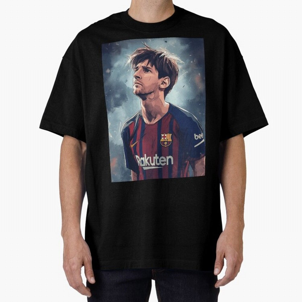 Lionel Messi Oversized T-Shirt Bring Match Day Fire to FIFA World Cup 2026 for Fans of Neymar and Netherlands, Bringing Game Day Rituals, Football Legends, Country Pride and the Road to the Final; Ideal for Fans Who Follow Messi, Cristiano Ronaldo,
