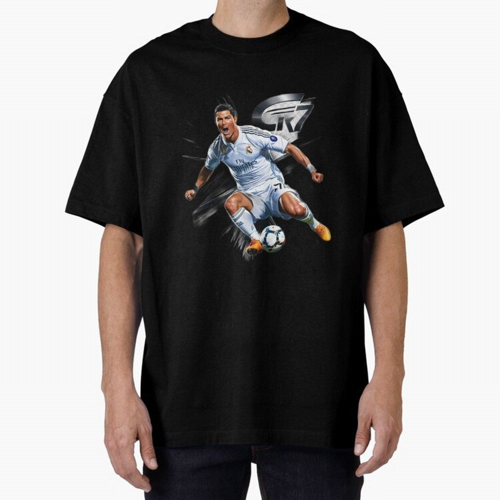CR7 Ronaldo Legacy GOAT Soccer Fan T-Shirt ¨C Ultimate Football Icon Oversized T-Shirt Remember Match Day Hype around FIFA World Cup 2026, CR7, Spain, Football Festival Excitement, Trophy Ambitions, Country Rivalries and Star Player Buzz; Perfect
