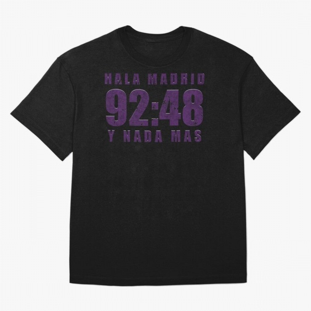 La Decima ChL 92:48 Madrid Hala Madrid Y Nada Mas History Made Madrid Bernabeu Football Soccer Legendary Oversized T-Shirt Feel the Trophy Chase of Global Football Passion for FIFA World Cup 2026 USA Canada Mexico, Filled with Cristiano Ronaldo,