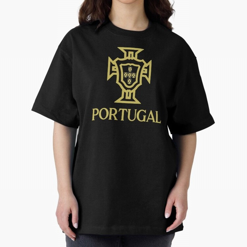 Portugal Oversized T-Shirt Show Your Tournament Heart for FIFA World Cup 2026 Group Stage with CR7 and Messi, Argentina, France and Brazil Energy, Championship Spirit, Famous Goals, Roaring Crowds and International Football Unity; Created for Match