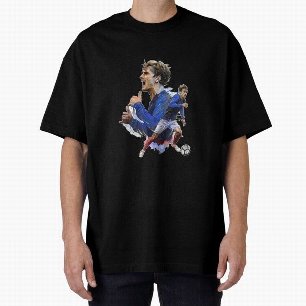 Griezmann Oversized T-Shirt Follow the FIFA World Cup 2026 Journey through Cristiano Ronaldo, Haaland and CR7 Highlights, Portugal, Spain and Germany Pride, Football History, Final Match Energy, Crowd Noise and Once in a Lifetime Moments; Perfect