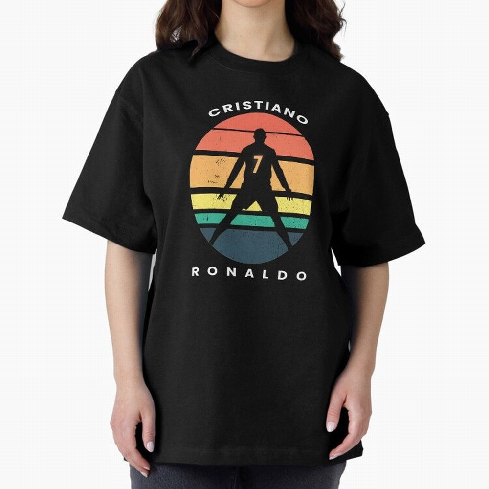 CRISTIANO RONALDO RETRO VINTAGE T-SHIRT Oversized T-Shirt Bring Champion Energy into Match Day Hype around FIFA World Cup 2026 USA Canada Mexico, Haaland, England, France and Netherlands, Stadium Chants, National Pride, Trophy Dreams and