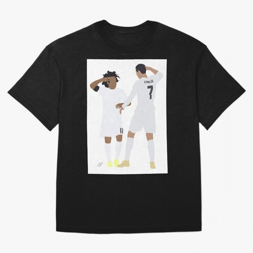 Ronaldo & Marcelo Oversized T-Shirt Honor Champions and Dreams in the FIFA World Cup 2026 USA Canada Mexico Journey through Messi and Cristiano Ronaldo Highlights, Spain and Netherlands Pride, Champion Mindset, Group Stage Buzz, Knockout Tension