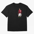 Cristiano Ronaldo inspired design Oversized T-Shirt Bring Match Day Fire to the FIFA World Cup 2026 USA Canada Mexico Journey through Haaland and Mbappe Highlights, Germany Pride, Football History, Final Match Energy, Crowd Noise and Once in a