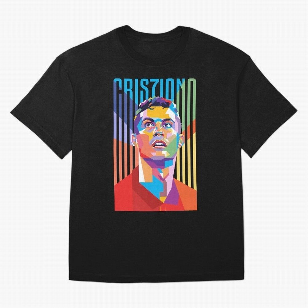 CR7 Pop Art Oversized T-Shirt Celebrate Rivalries and Pride in FIFA World Cup 2026 Group Stage Built around Haaland and Mbappe, Portugal, Spain and Germany Energy, Sports Nostalgia, International Competition, Famous Players and Unforgettable