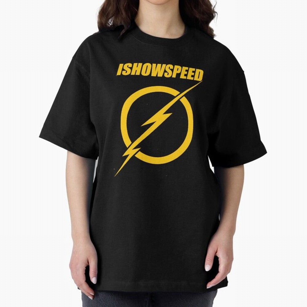 ISHOWSPEED MERCH LOGO Oversized T-Shirt Show Match Day Excitement for FIFA World Cup 2026 Group Stage Spirit, Made for France and Portugal, Messi, Stadium Chants, National Pride, Trophy Dreams and Unforgettable Football Memories; Ideal for Football