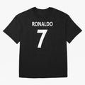 RONALDO NO.7 Oversized T-Shirt Bring Trophy Dreams to Global Football Passion for FIFA World Cup 2026 Group Stage, Featuring Haaland and Mbappe, Argentina, France and Brazil, Worldwide Fan Energy, Dramatic Goals, Stadium Lights and Championship