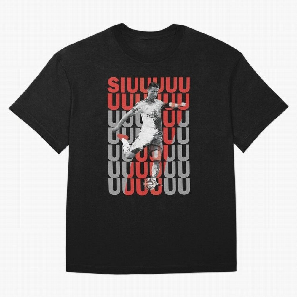 Siuuuuuu Cristiano Ronaldo Oversized T-Shirt Share the Excitement of FIFA World Cup 2026 Group Stage for Fans of Haaland and Mbappe and England and Germany, Bringing Championship Spirit, Famous Goals, Roaring Crowds and International Football