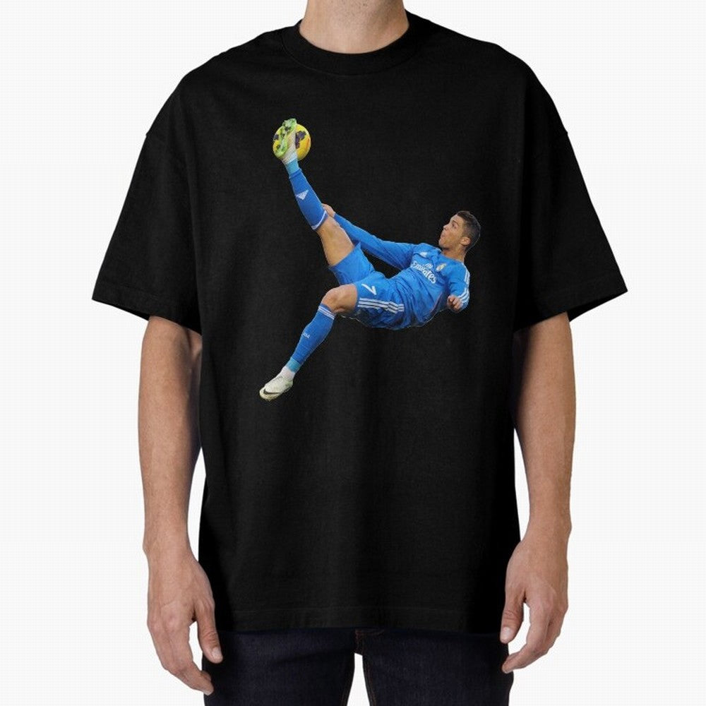 cristiano ronaldo Oversized T-Shirt Share the Excitement of FIFA World Cup 2026 USA Canada Mexico Spirit, Filled with Argentina, Mbappe and Neymar, Retro Football Energy, Iconic Rivalries, Trophy Chase Drama and Stadium Atmosphere; Ideal for