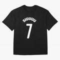 SIUUU Oversized T-Shirt Feel International Energy from the FIFA World Cup 2026 USA Canada Mexico Journey through Haaland and Mbappe Highlights, Germany Pride, Vintage Soccer Flavor, Modern Football Stars, National Flags and Final Night Emotion;
