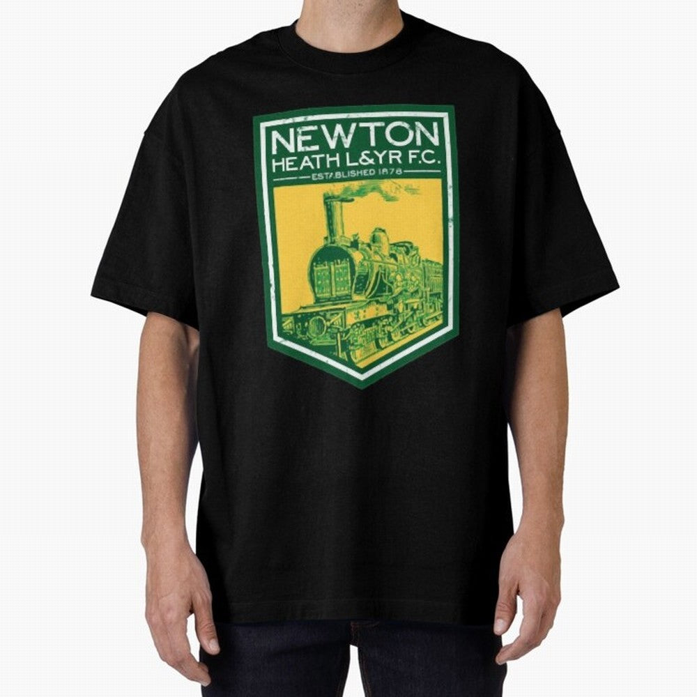 Manchester United Newton Heath 1878 Oversized T-Shirt Celebrate National Team Dreams in Global Football Passion for FIFA World Cup 2026 Group Stage, Made for Messi, Neymar and Mbappe, Brazil, Portugal and Argentina, Retro Football Energy, Iconic