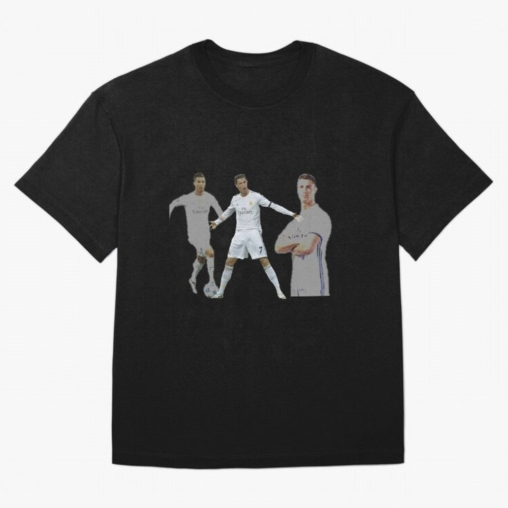 RONALDO Oversized T-Shirt Relive Legendary Nights from FIFA World Cup 2026 for Fans of Cristiano Ronaldo and Brazil, Portugal and Argentina, Bringing Sports Nostalgia, International Competition, Famous Players and Unforgettable Victories; Ideal for