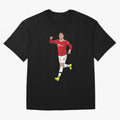 Cristiano Ronaldo Right Here Goal Celebration Oversized T-Shirt Bring Global Tournament Vibes to the FIFA World Cup 2026 Journey through Messi, CR7 and Mbappe Highlights, Portugal, Spain and Germany Pride, Champion Mindset, Group Stage Buzz,