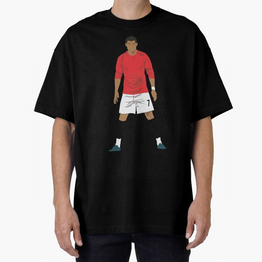 Cristiano Ronaldo MUFC Oversized T-Shirt Celebrate the Next Chapter of the FIFA World Cup 2026 Journey through Messi Highlights, Argentina and Brazil Pride, Football History, Final Match Energy, Crowd Noise and Once in a Lifetime Moments; Ideal for