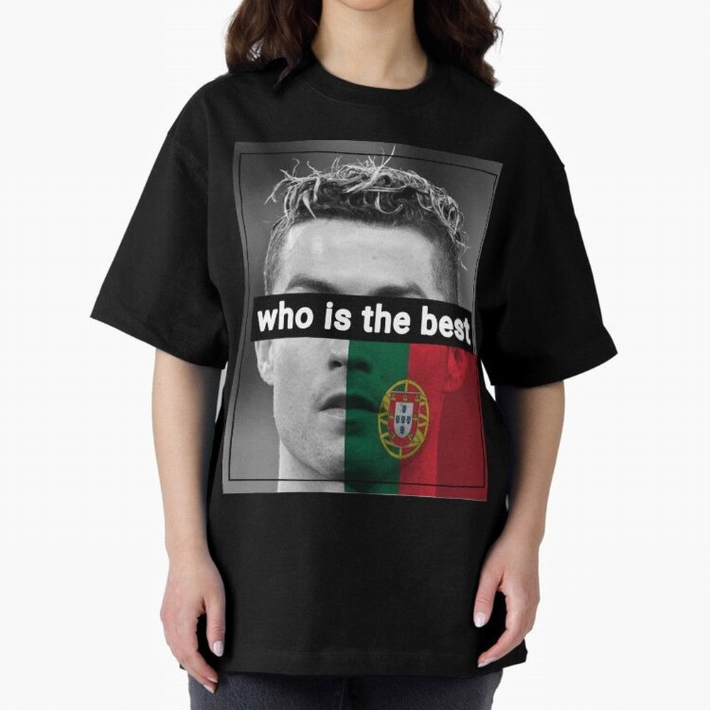 ronaldo Oversized T-Shirt Build Global Football Passion for FIFA World Cup 2026 USA Canada Mexico, with Haaland and Mbappe, Argentina and Brazil, Game Day Rituals, Football Legends, Country Pride and the Road to the Final; Perfect for Fans,