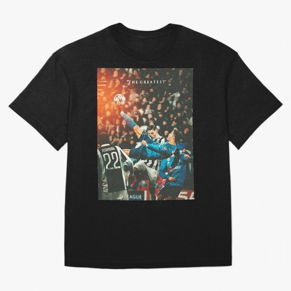 Ronaldo Bicycle Kick Skills Greatest, Ronaldo Gifts, Ronaldo Best Selling , Ronaldo Top Items Oversized T-Shirt Celebrate Classic Football Spirit in FIFA World Cup 2026 Group Stage for Fans of Haaland and France, Bringing Soccer Culture, Superstar