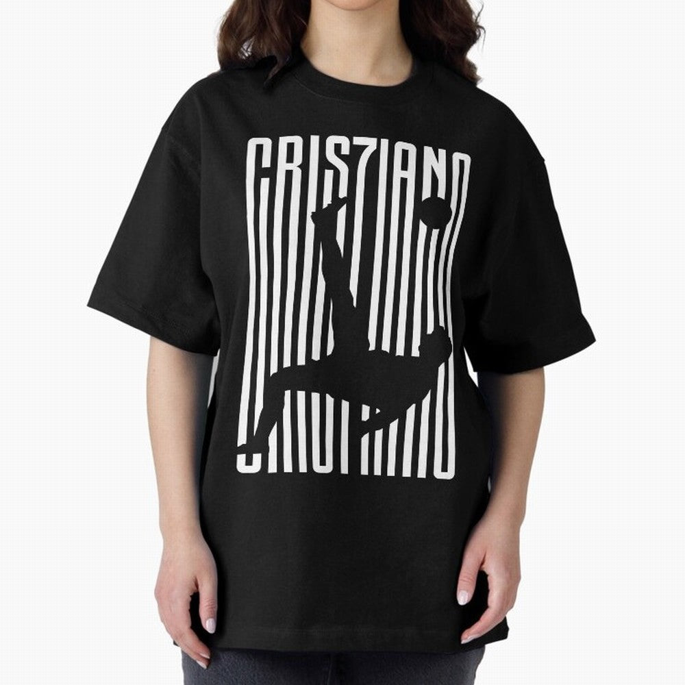 CR7 Juve White Oversized T-Shirt Bring FIFA World Cup 2026 Highlighting Cristiano Ronaldo, Haaland and CR7, Argentina Energy, Goal Celebration Energy, Supporter Heritage, Football Icons and Worldwide Tournament Joy; Perfect for Fans, Collectors,