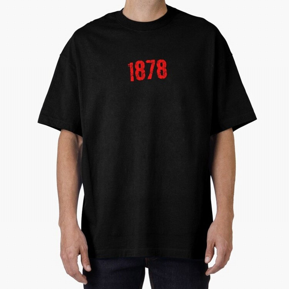 1878 Oversized T-Shirt Capture Stadium Memories from FIFA World Cup 2026 with Messi, Portugal Energy, Worldwide Fan Energy, Dramatic Goals, Stadium Lights and Championship Celebrations; Created for Match Day Parties, Soccer Gifts, Fan Photos,
