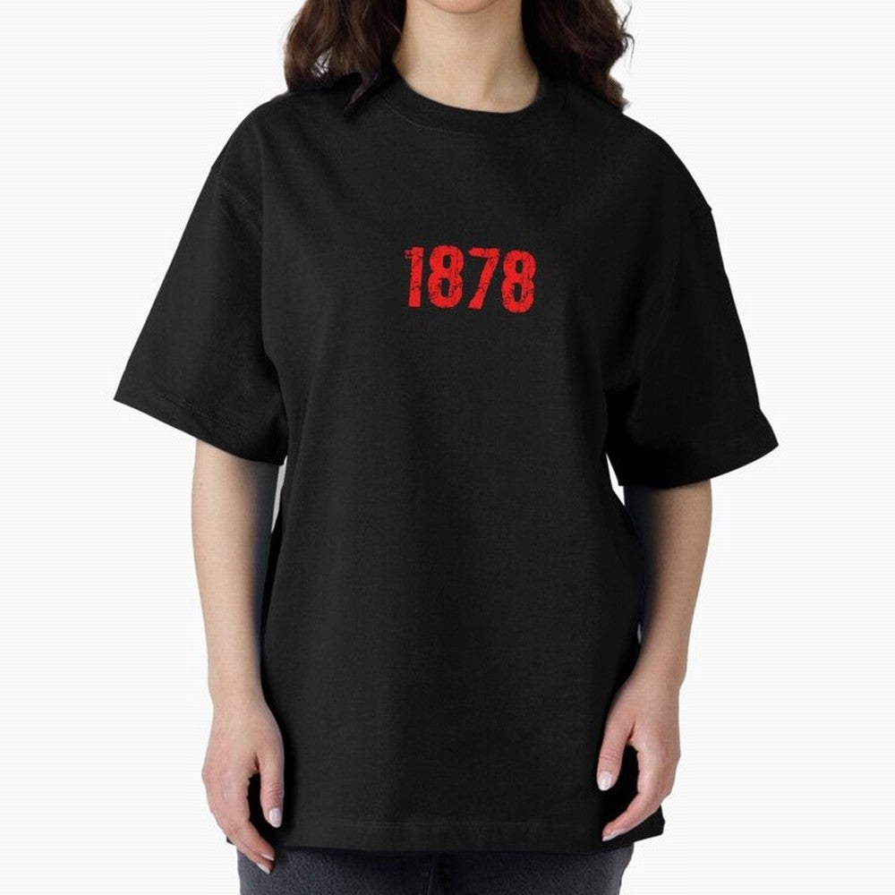 1878 Oversized T-Shirt Capture Stadium Memories from FIFA World Cup 2026 with Messi, Portugal Energy, Worldwide Fan Energy, Dramatic Goals, Stadium Lights and Championship Celebrations; Created for Match Day Parties, Soccer Gifts, Fan Photos,