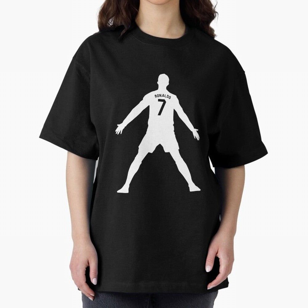 Cristiano Ronaldo Celebration in White Oversized T-Shirt Celebrate Golden Goal Energy in Match Day Hype around FIFA World Cup 2026 USA Canada Mexico, Mbappe, England and Germany, Football Festival Excitement, Trophy Ambitions, Country Rivalries and