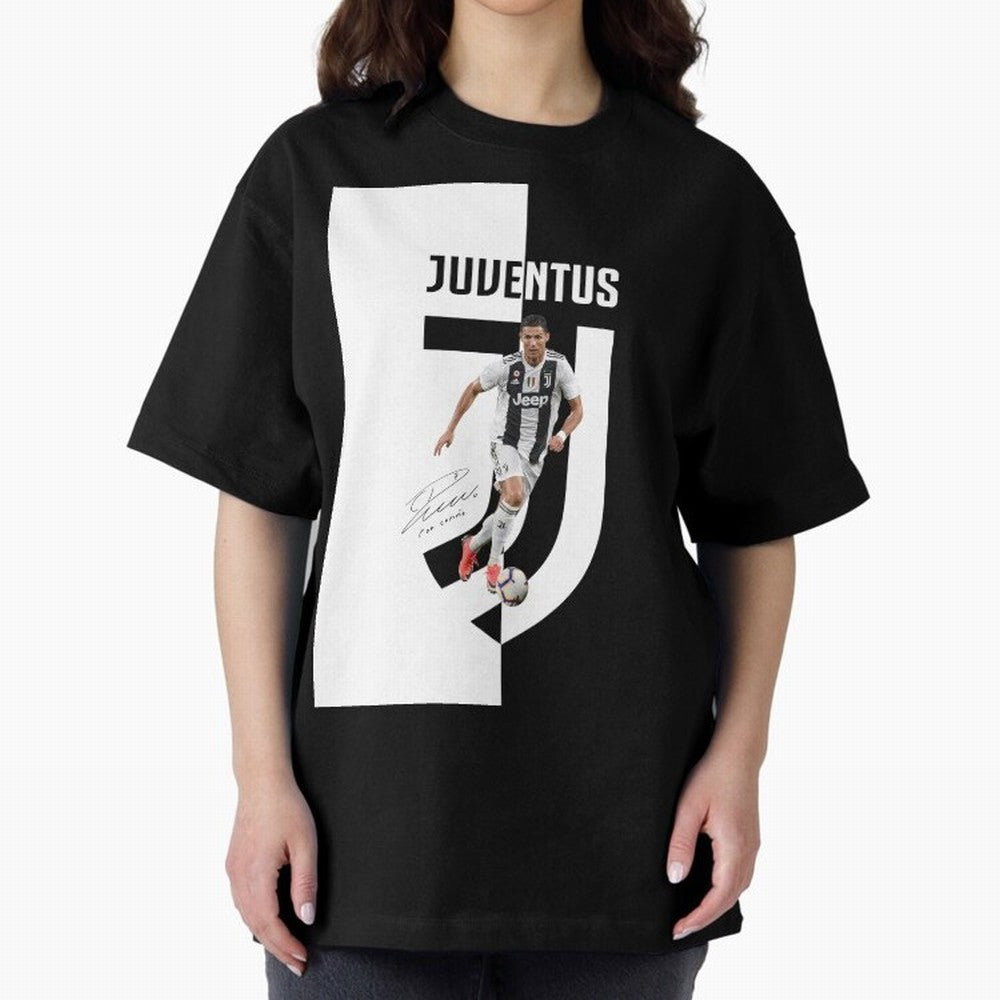 cristiano ronaldo - juventus - soccer top Oversized T-Shirt Capture Global Football Passion for FIFA World Cup 2026 USA Canada Mexico, Capturing Messi, CR7 and Mbappe, England, France and Netherlands, Global Supporter Spirit, Legendary Goals,