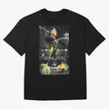 Ronaldo Illustration Oversized T-Shirt Celebrate Unforgettable Nights in FIFA World Cup 2026 Group Stage Spirit, Made for Spain, Mbappe, Championship Spirit, Famous Goals, Roaring Crowds and International Football Unity; Created for Match Day