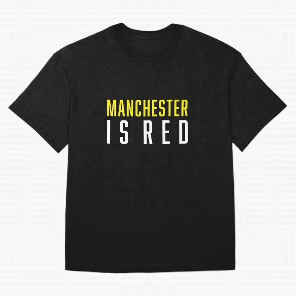 Manchester is Red Oversized T-Shirt Experience the Global Stage of the FIFA World Cup 2026 Group Stage Journey through Neymar Highlights, England and Germany Pride, Game Day Rituals, Football Legends, Country Pride and the Road to the Final; Built