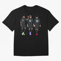 Messi Neymar France Football Players Trio Mmn #y79 Oversized T-Shirt Fuel Your Fan Pride for FIFA World Cup 2026 Group Stage Celebrating Messi, Neymar and Mbappe, England and Germany Energy, Sports Nostalgia, International Competition, Famous