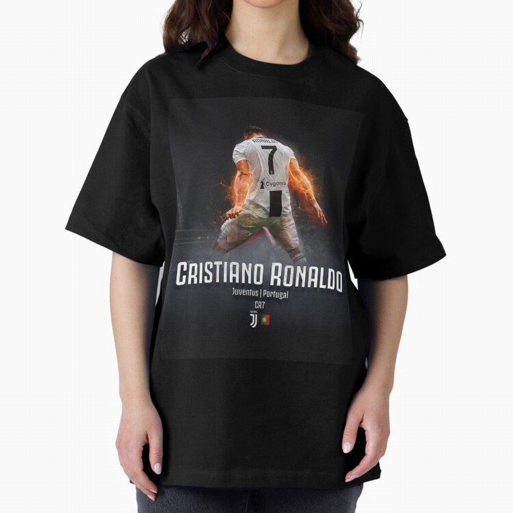 CR7 ¡ï Oversized T-Shirt Turn Every Weekend Toward FIFA World Cup 2026 for Fans of Messi, Neymar and Mbappe and Argentina, France and Brazil, Bringing Goal Celebration Energy, Supporter Heritage, Football Icons and Worldwide Tournament Joy; Great