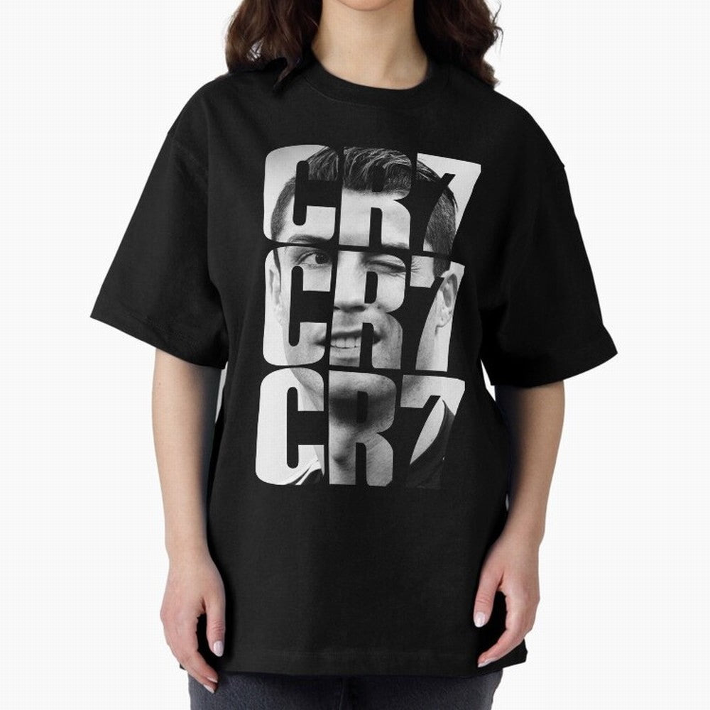 CR7 smile Oversized T-Shirt Share FIFA World Cup 2026 Group Stage Built around Cristiano Ronaldo, Haaland and CR7, England and Germany Energy, Worldwide Fan Energy, Dramatic Goals, Stadium Lights and Championship Celebrations; Perfect for Fans,