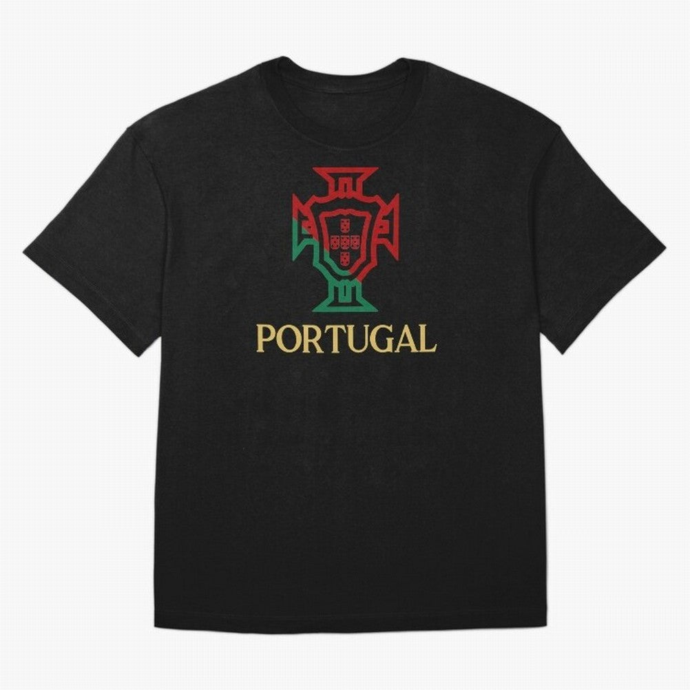 Portugal Tuga D Gold Oversized T-Shirt Support the Legends of Global Football Passion for FIFA World Cup 2026 Group Stage, Centered on Messi, CR7 and Mbappe, England, Tournament Hype, Historic Matchups, Family Viewing Parties and Global Sports