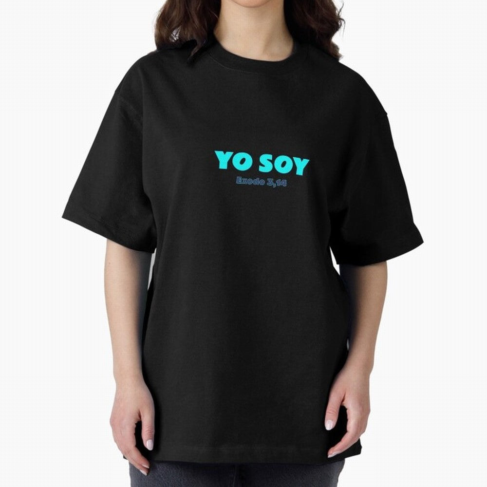 Yo soy ¨C Exodus 3,14 Oversized T-Shirt Bring Bold Fan Energy to Global Football Passion for FIFA World Cup 2026 Group Stage, Inspired by Neymar, Haaland and Cristiano Ronaldo, England, Worldwide Fan Energy, Dramatic Goals, Stadium Lights and